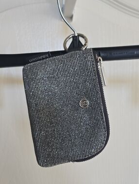 Lululemon Clippable Card Pouch Glitter
